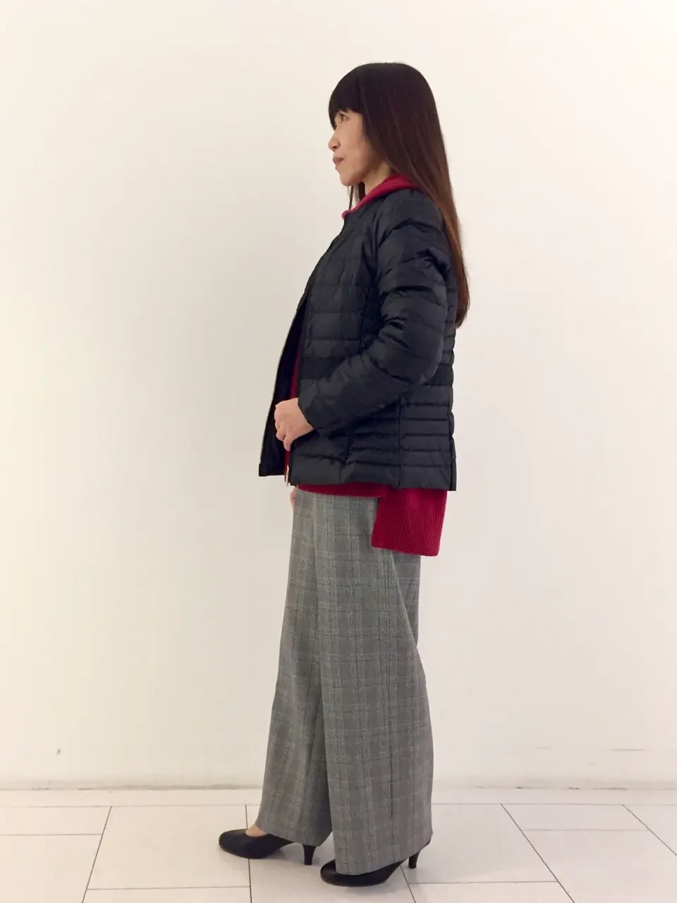 自由区 L スタッフ コーディネート画像