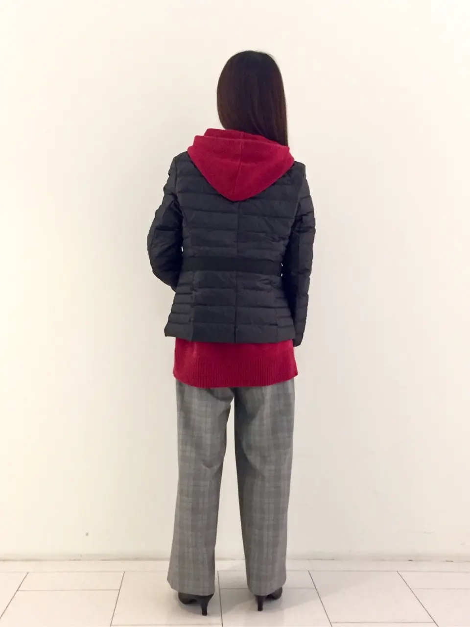 自由区 L スタッフ コーディネート画像