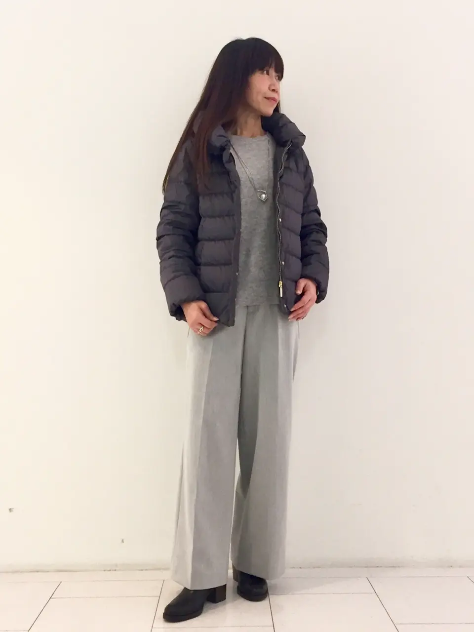 自由区 L スタッフ コーディネート画像