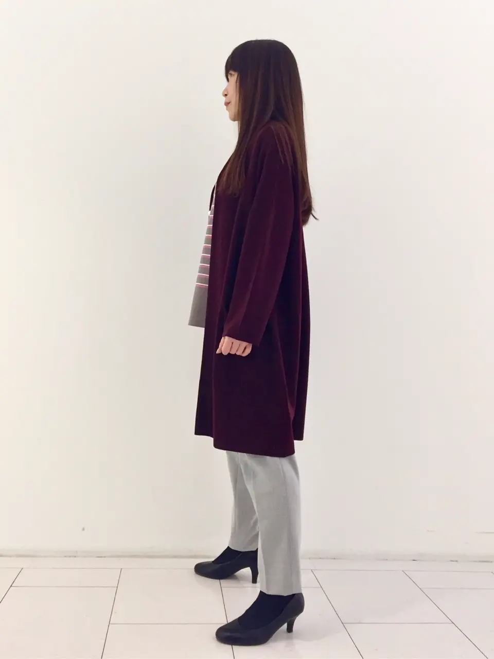 自由区 L スタッフ コーディネート画像