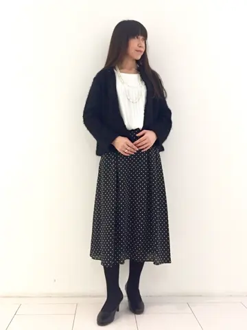 自由区 L スタッフ コーディネート画像