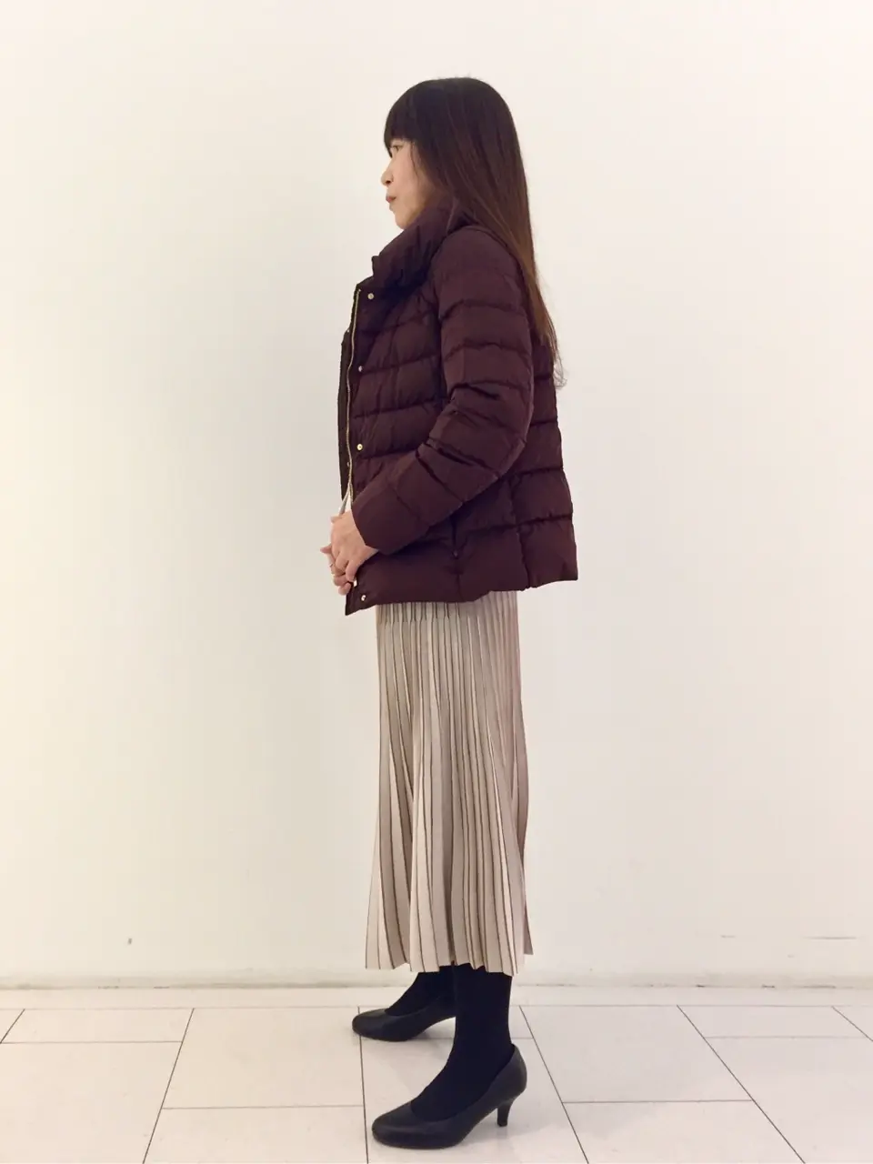 自由区 L スタッフ コーディネート画像