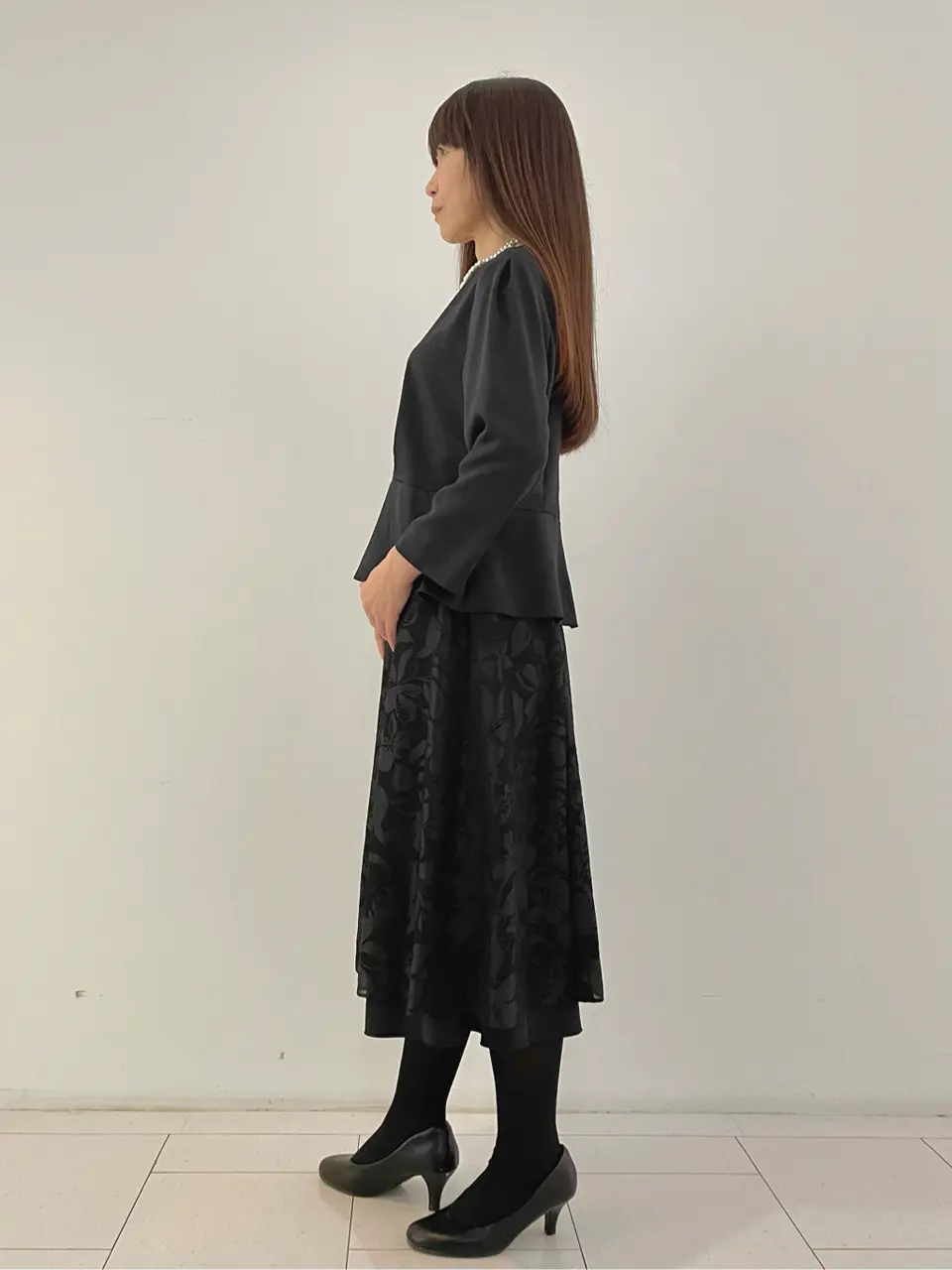 自由区 L スタッフ コーディネート画像