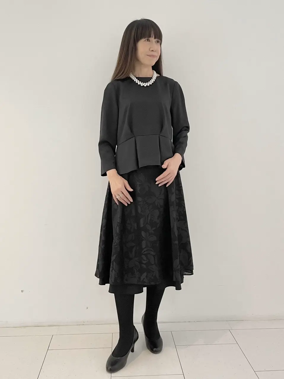 自由区 L スタッフ コーディネート画像