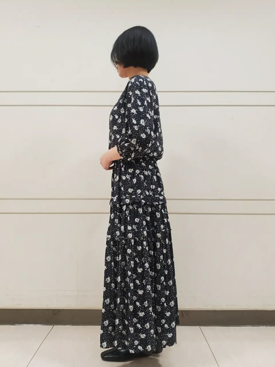 自由区 L スタッフ コーディネート画像