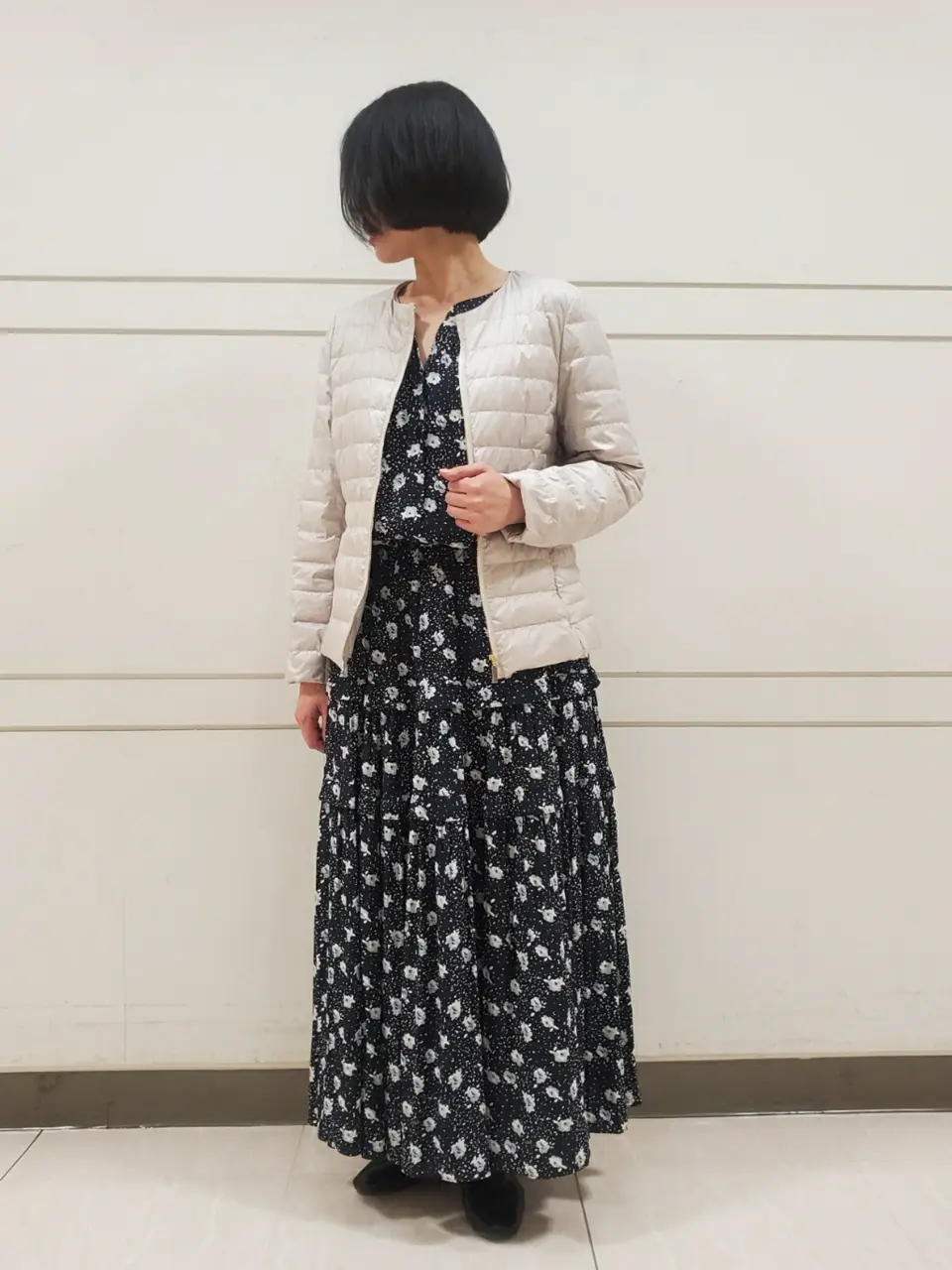 自由区 L スタッフ コーディネート画像