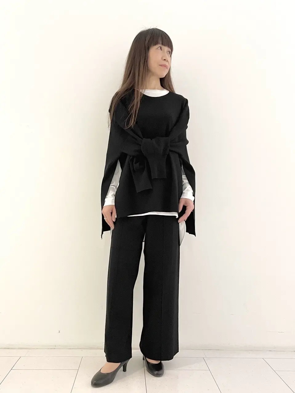 自由区 L スタッフ コーディネート画像