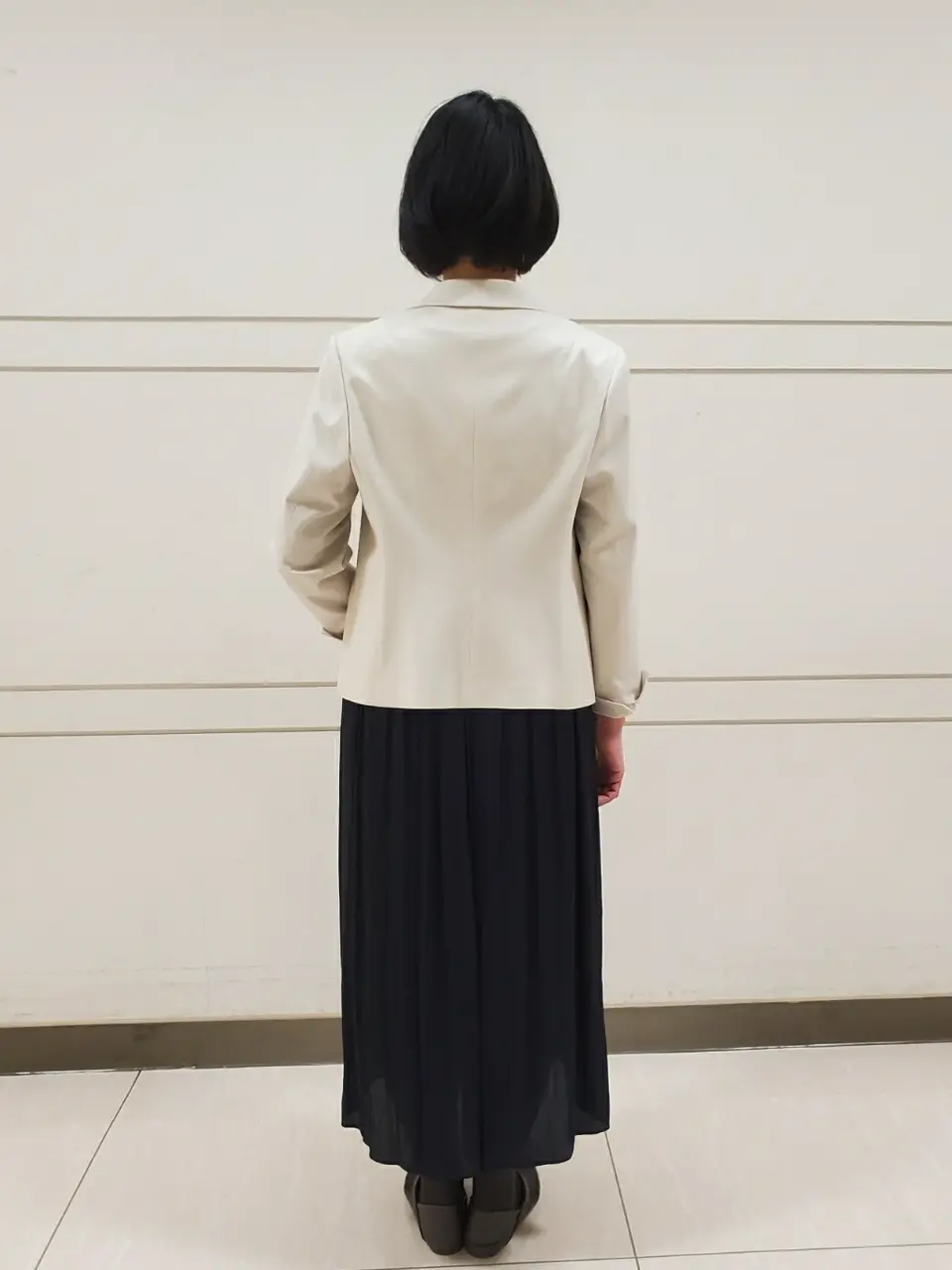 自由区 L スタッフ コーディネート画像