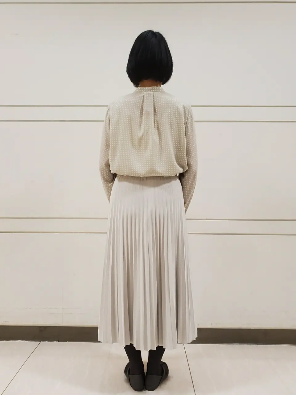 自由区 L スタッフ コーディネート画像