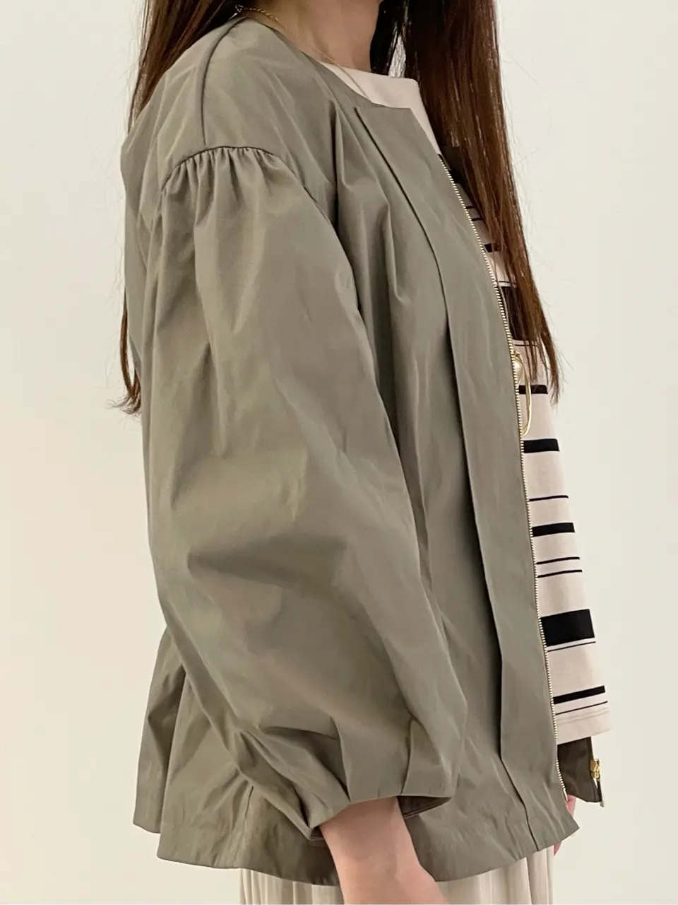 自由区 L スタッフ コーディネート画像