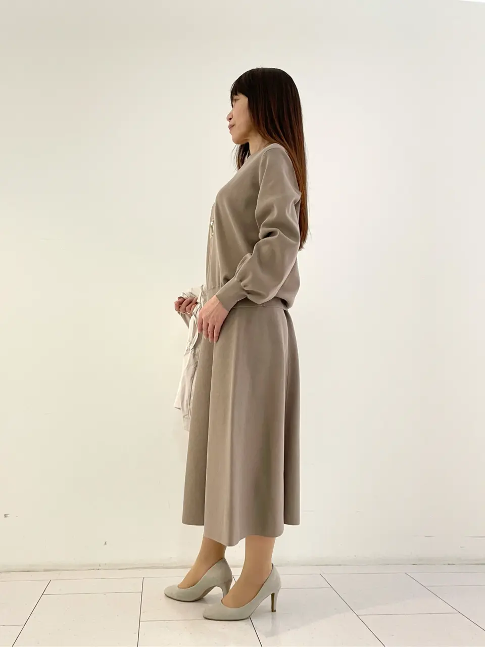 自由区 L スタッフ コーディネート画像