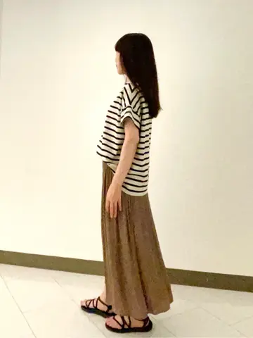 自由区 L スタッフ コーディネート画像