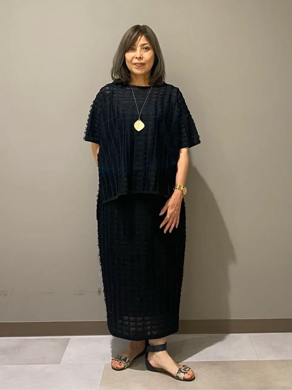 自由区 L 山崎 コーディネート画像