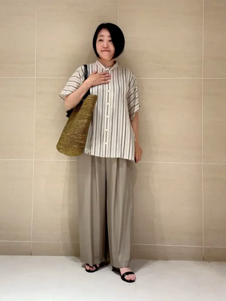 自由区 L 中島 コーディネート画像