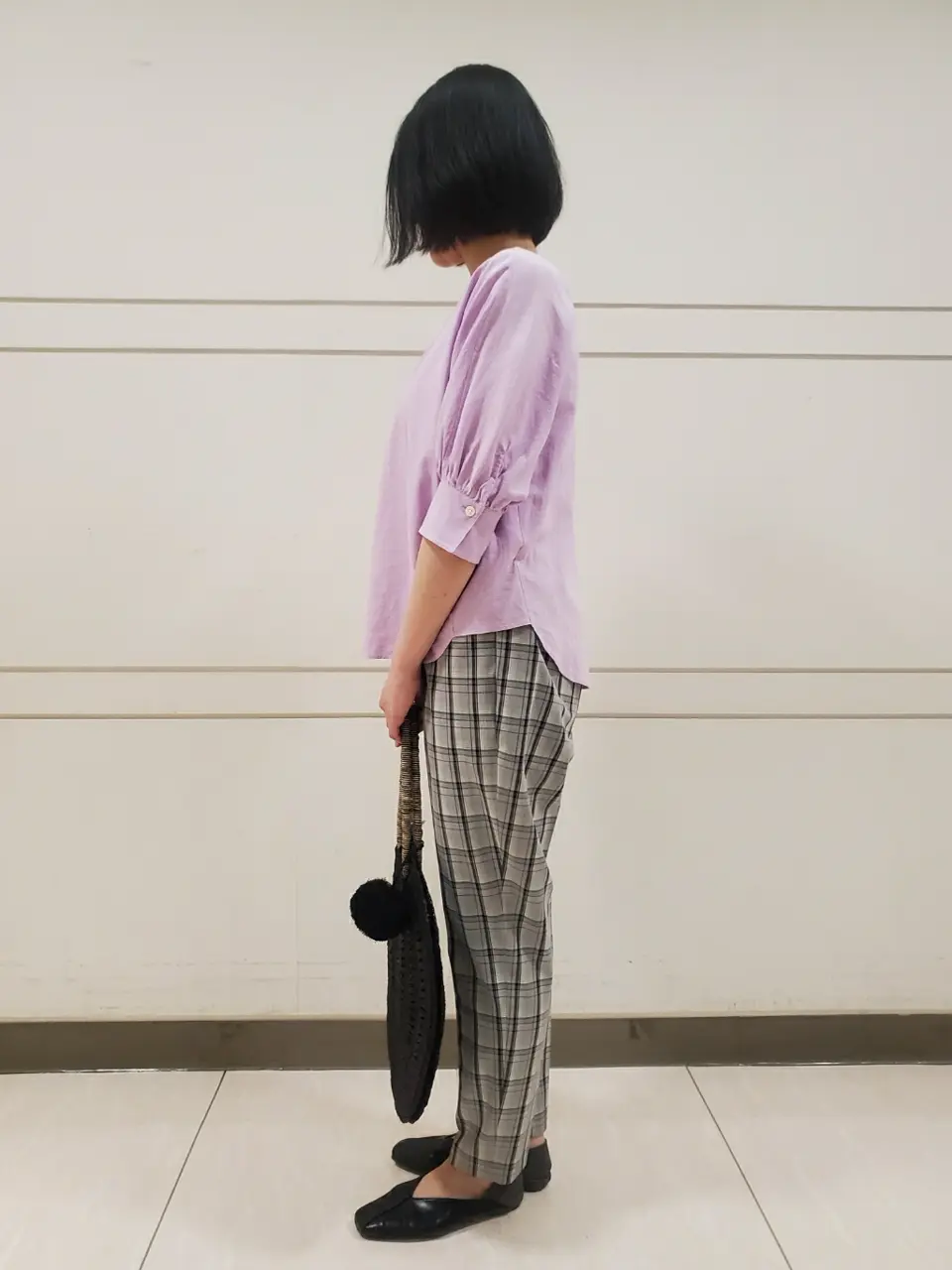 自由区 L スタッフ コーディネート画像