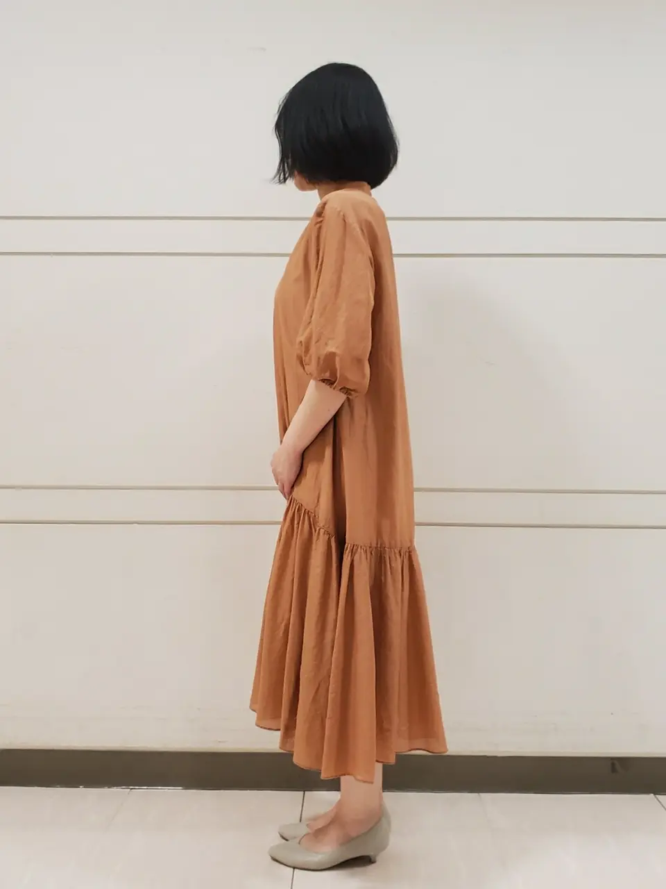 自由区 L スタッフ コーディネート画像