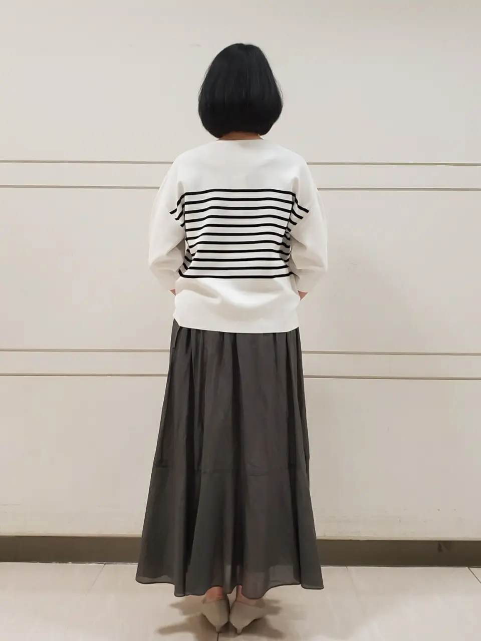 自由区 L スタッフ コーディネート画像