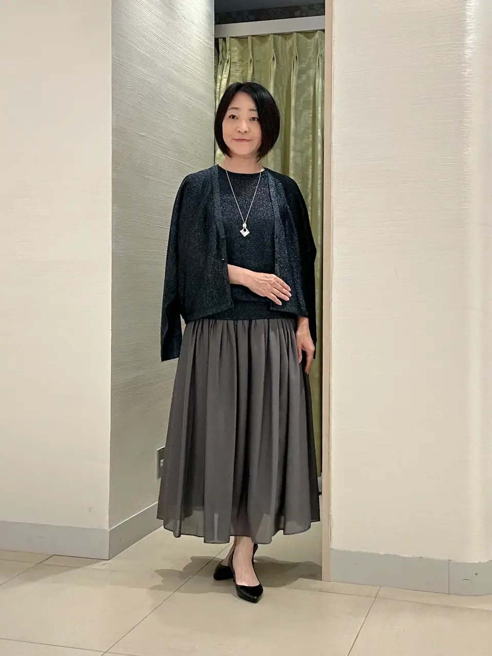 自由区 L 中島 コーディネート画像