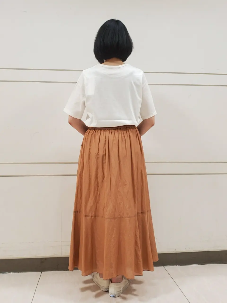 自由区 L スタッフ コーディネート画像