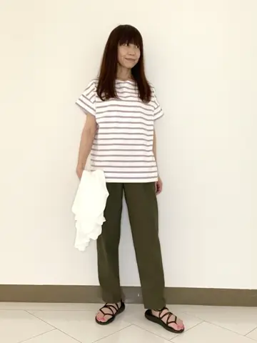 自由区 L スタッフ コーディネート画像