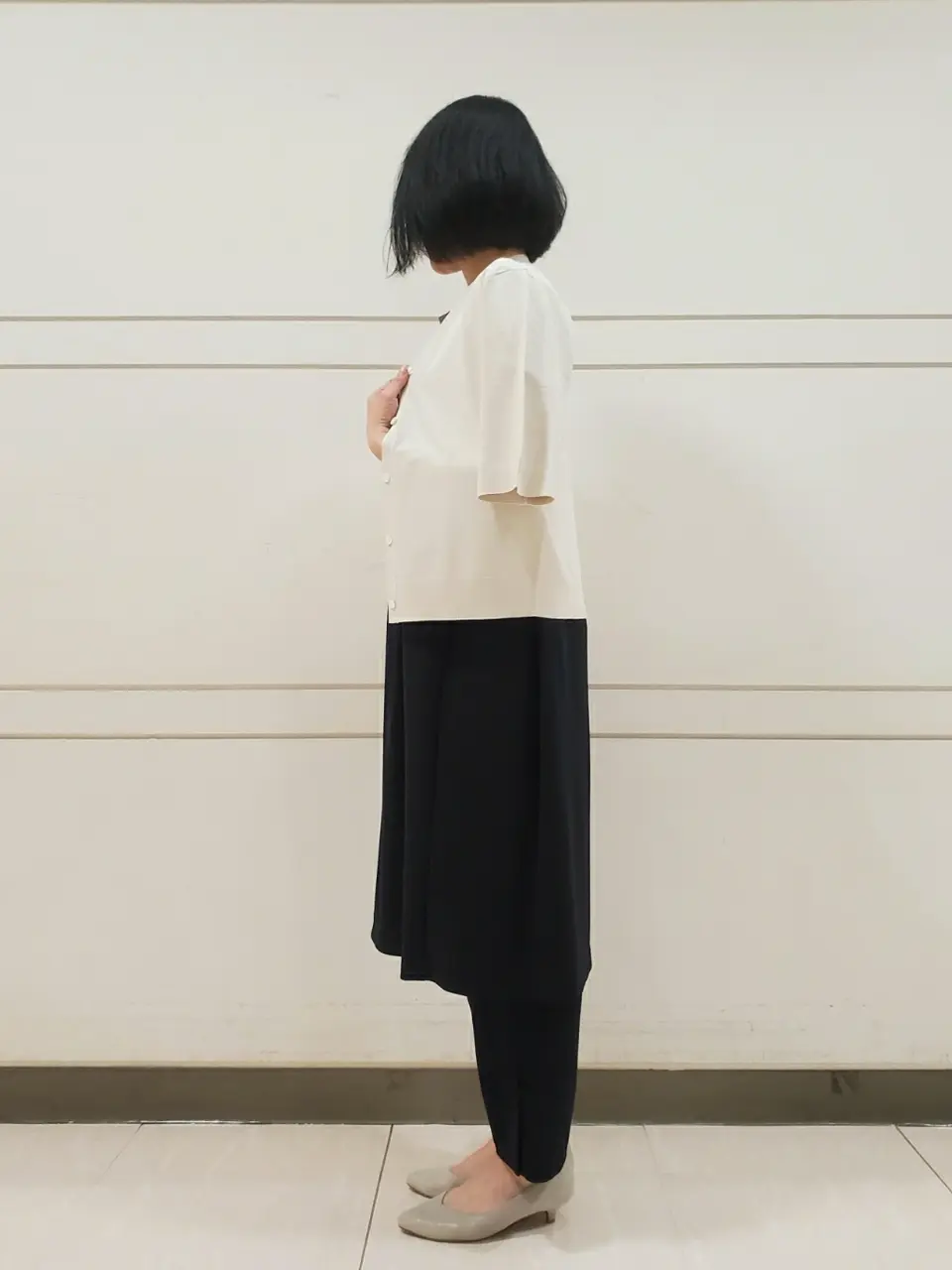 自由区 L スタッフ コーディネート画像