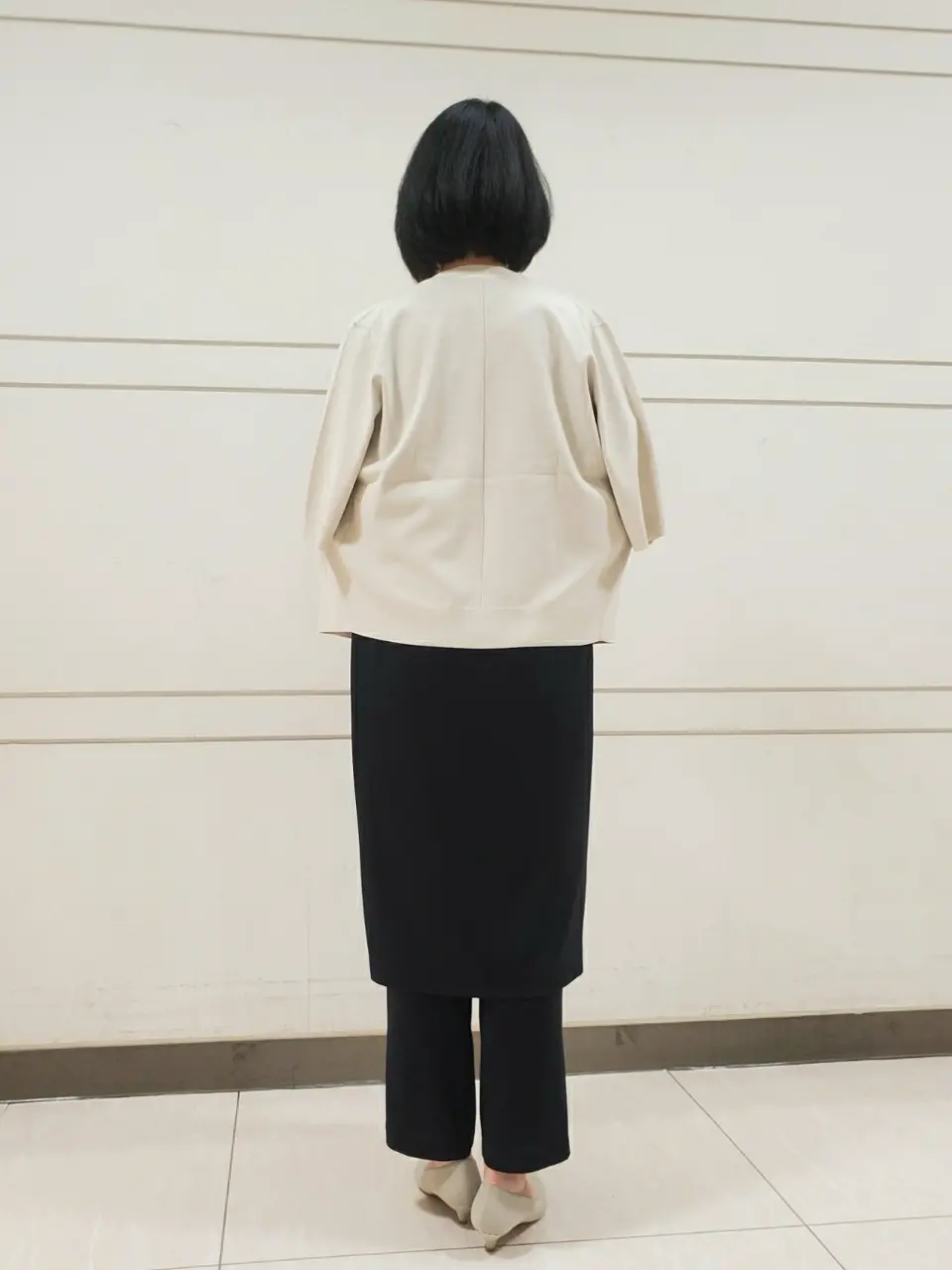 自由区 L スタッフ コーディネート画像