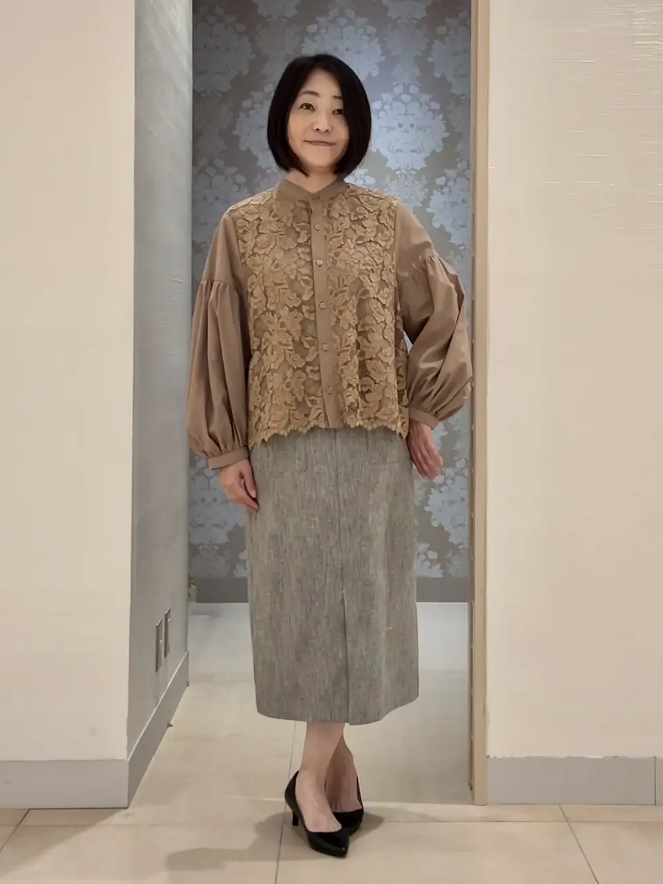 自由区 L 中島 コーディネート画像