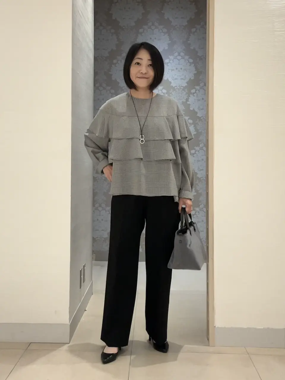 自由区 L 中島 コーディネート画像