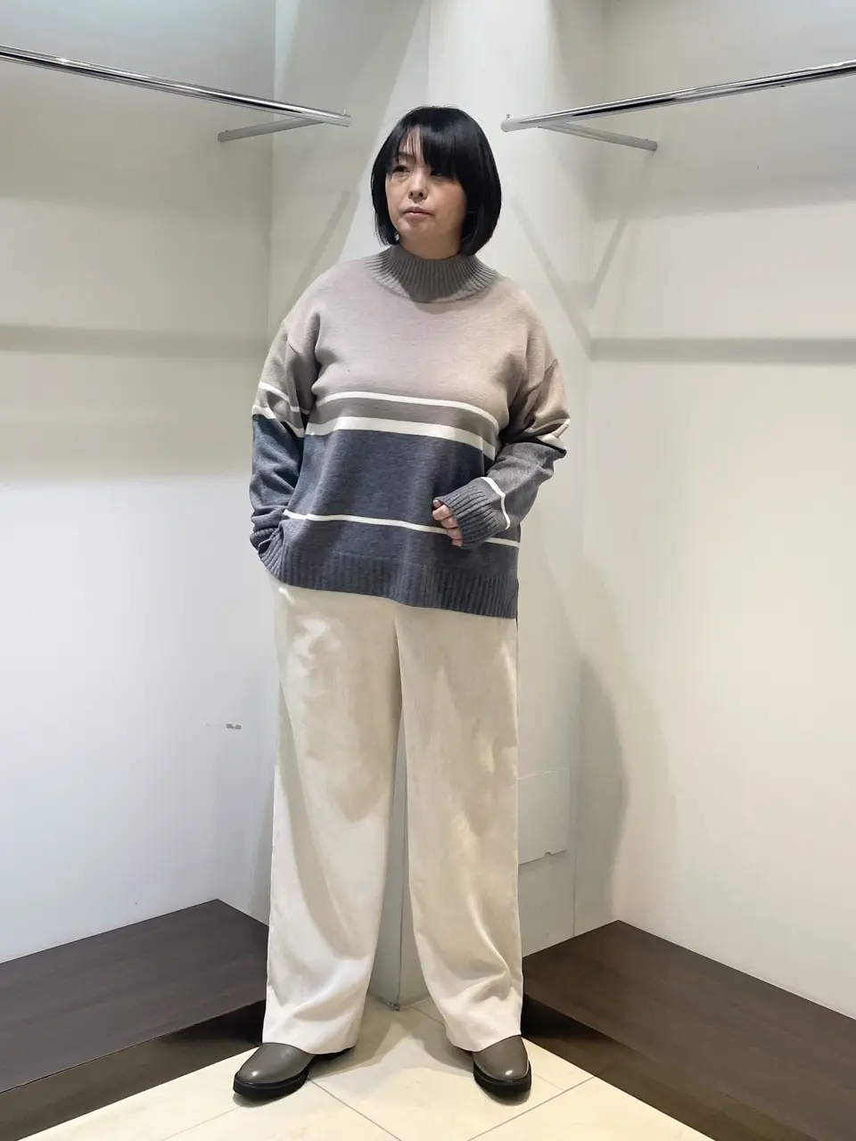 自由区 L 松澤 コーディネート画像