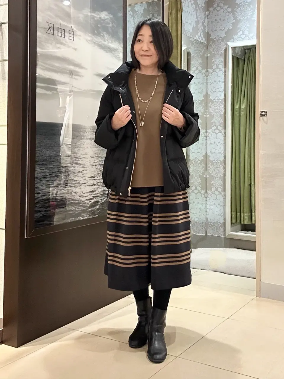 自由区 L 中島 コーディネート画像