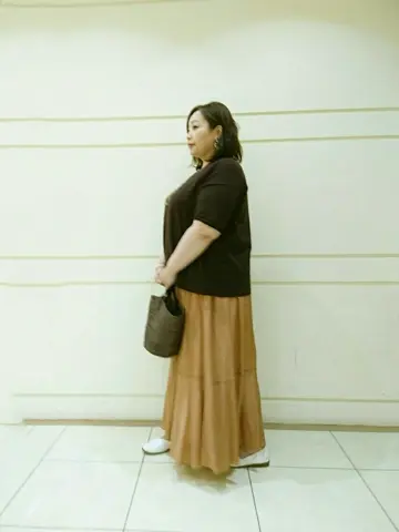 自由区 L 藤原 コーディネート画像