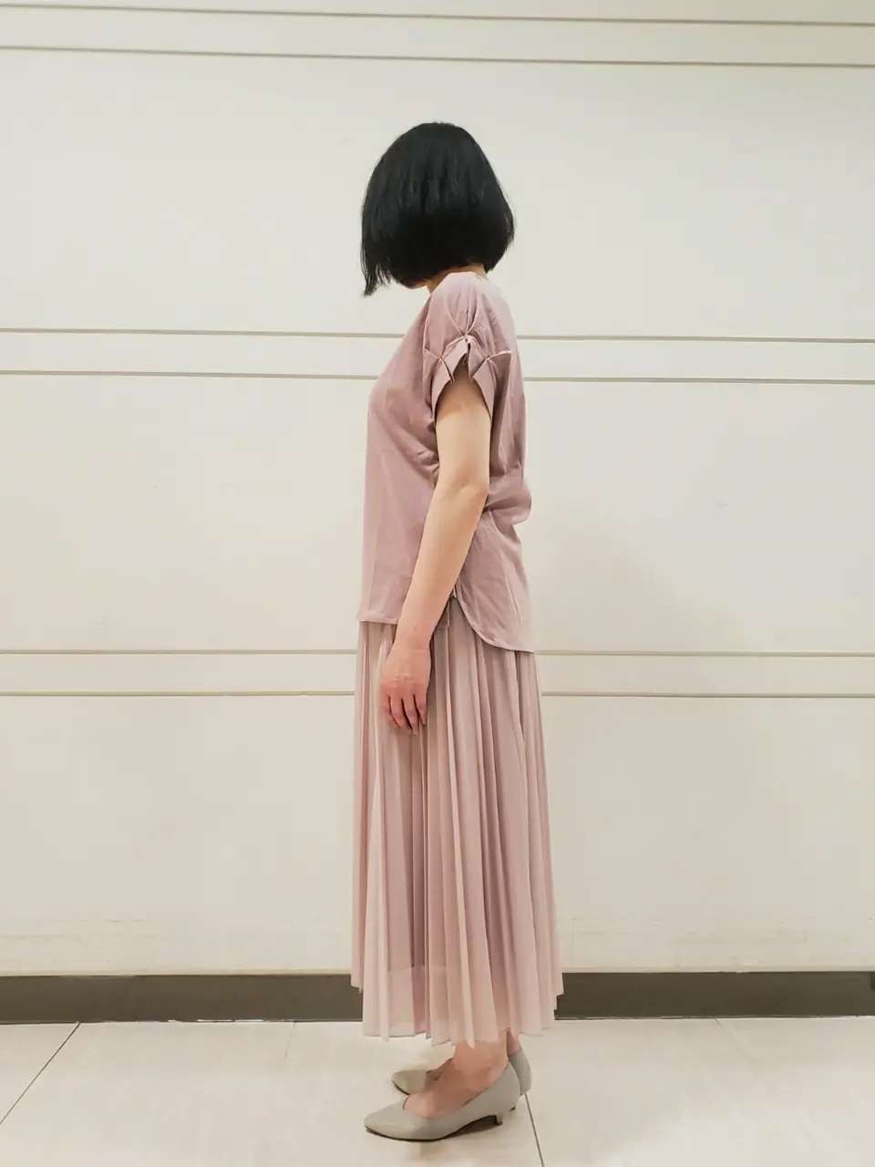 自由区 L スタッフ コーディネート画像