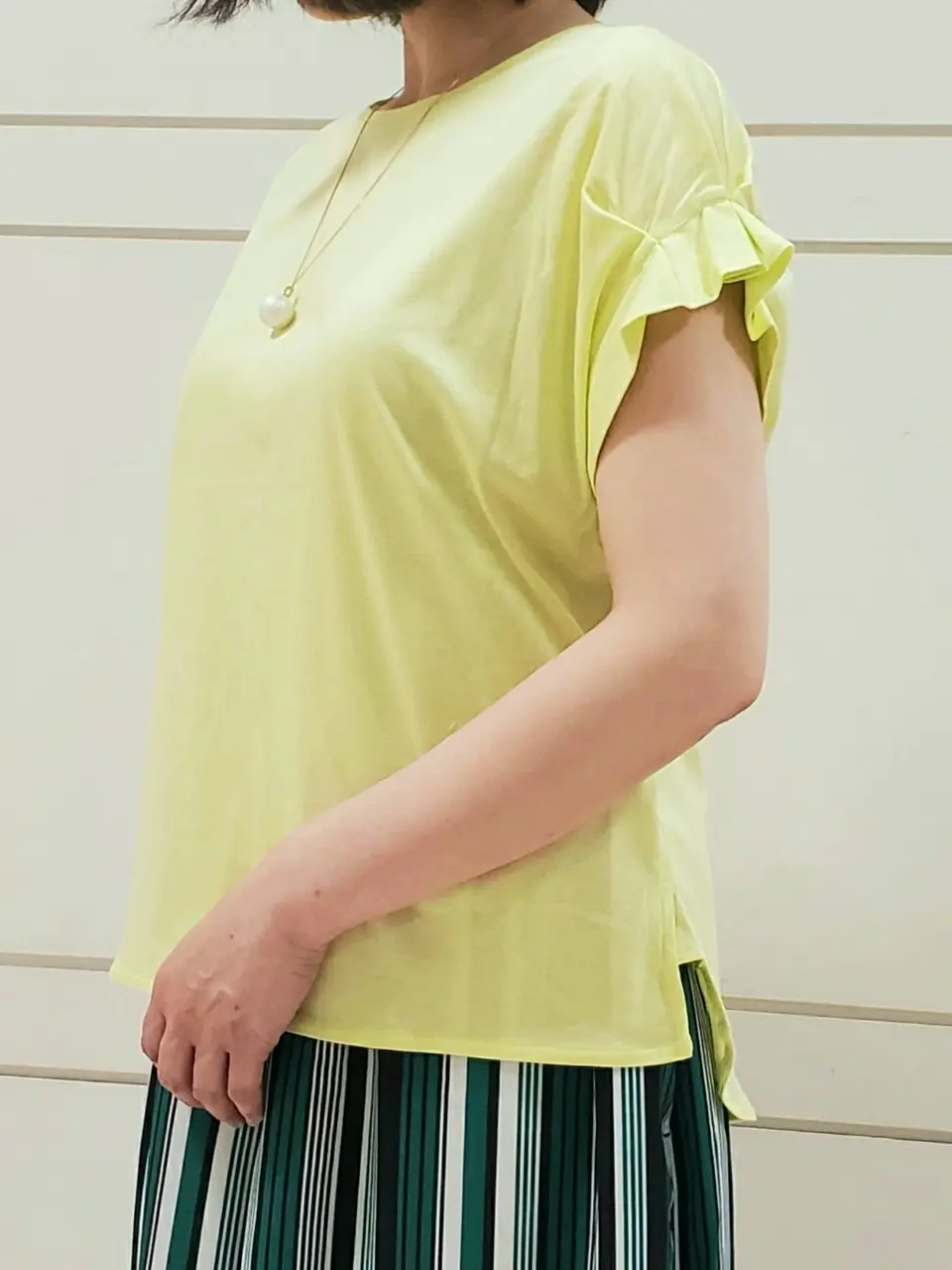 自由区 L スタッフ コーディネート画像