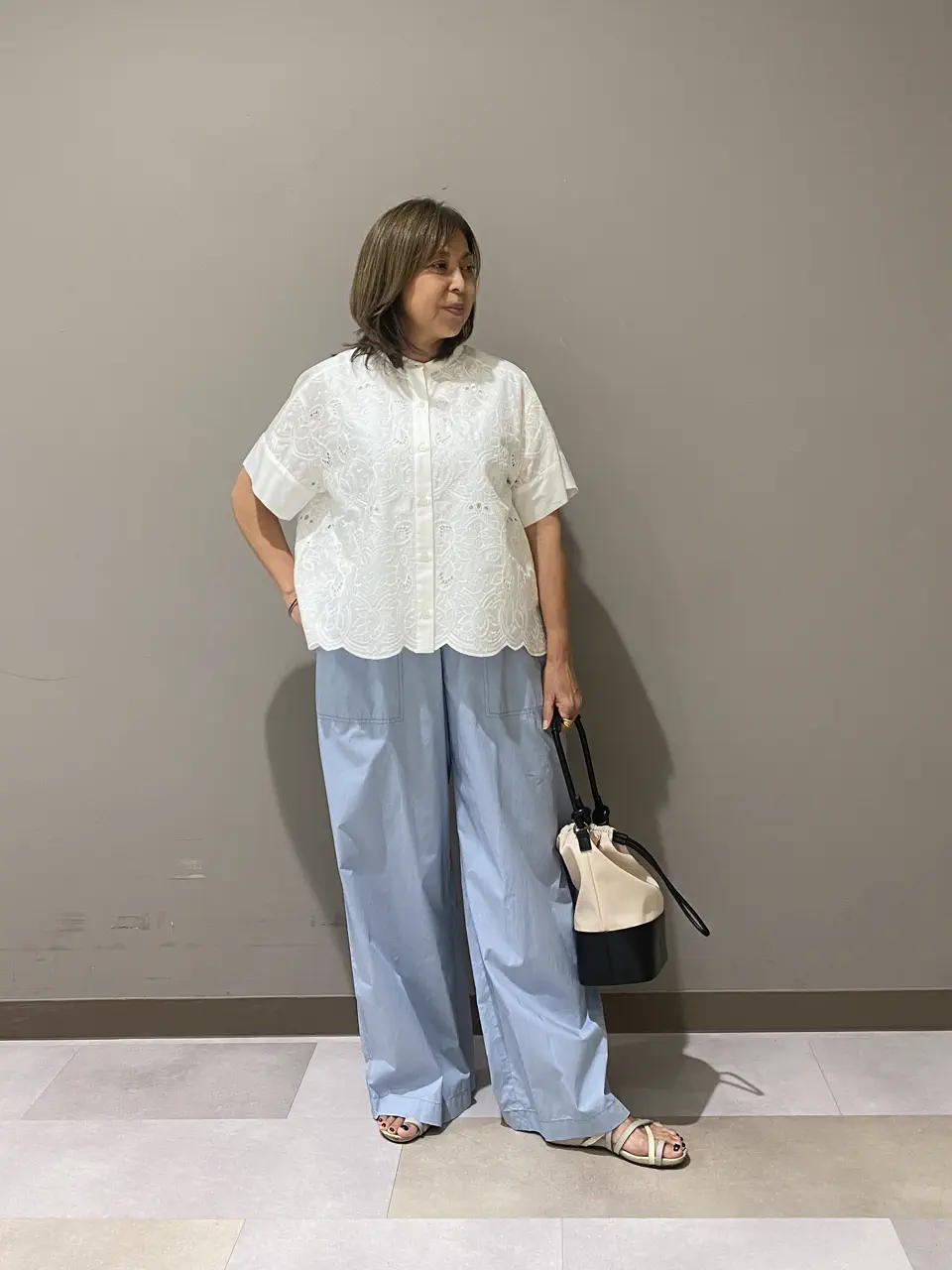 自由区 山崎 コーディネート画像