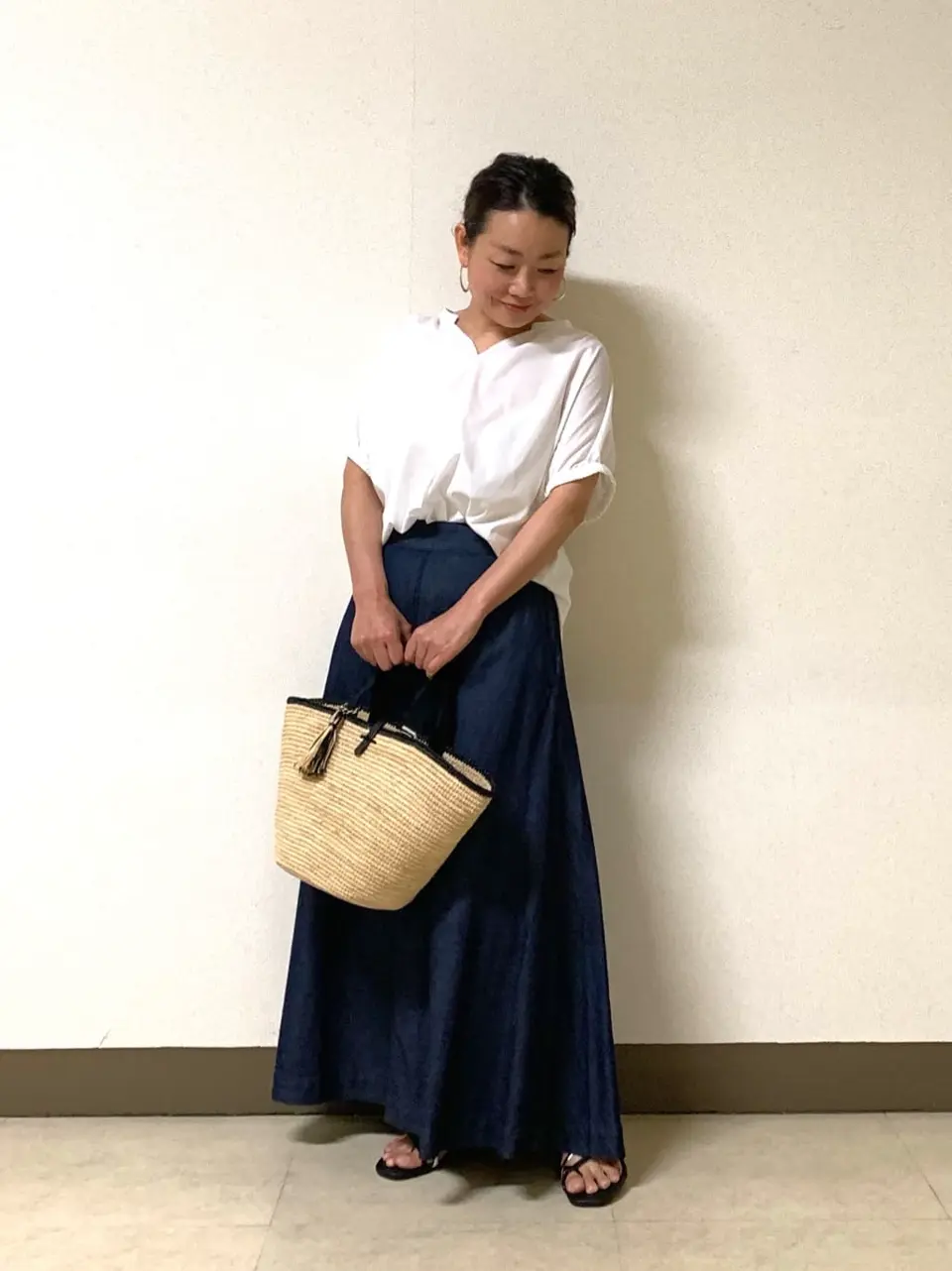 自由区 L 坂本 コーディネート画像