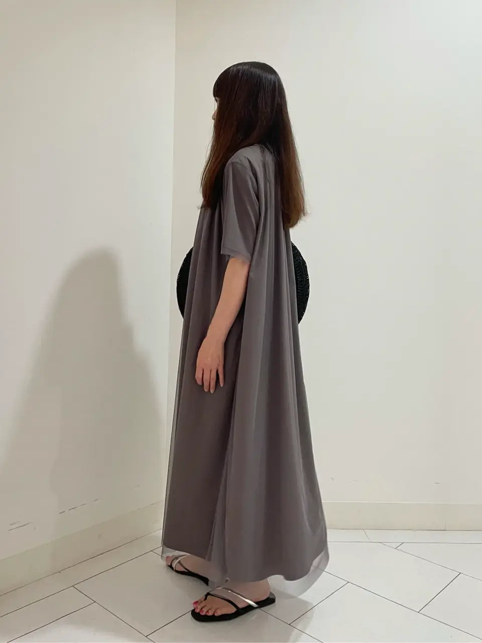 自由区 L スタッフ コーディネート画像