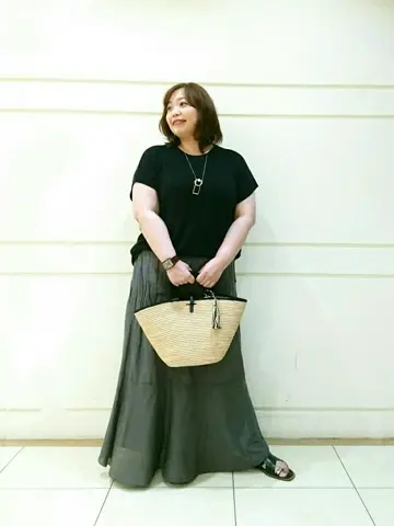 自由区 L 藤原 コーディネート画像