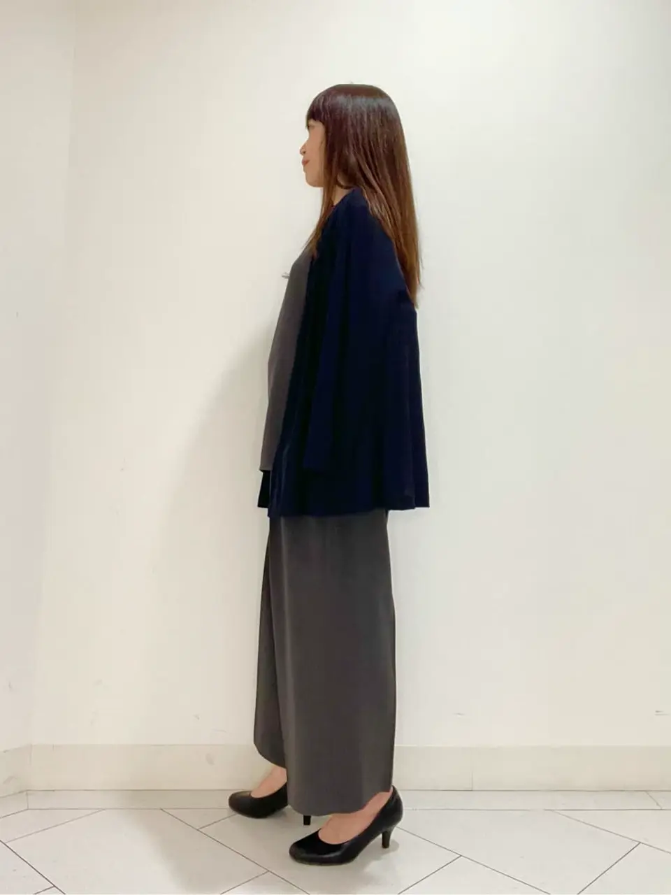 自由区 L スタッフ コーディネート画像