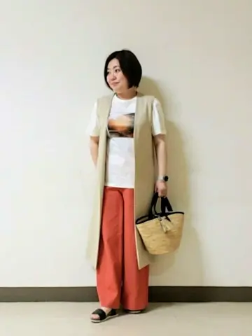 自由区 L 宇野 コーディネート画像