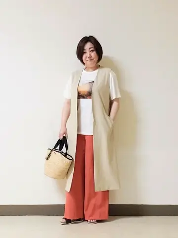 自由区 L 宇野 コーディネート画像