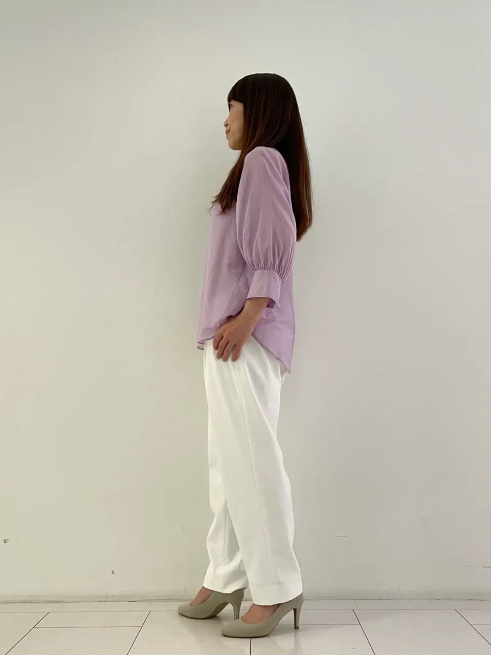 自由区 L スタッフ コーディネート画像