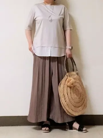 自由区 L 宇野 コーディネート画像