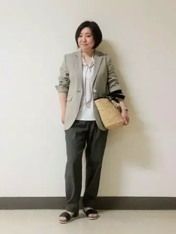 自由区 L 宇野 コーディネート画像