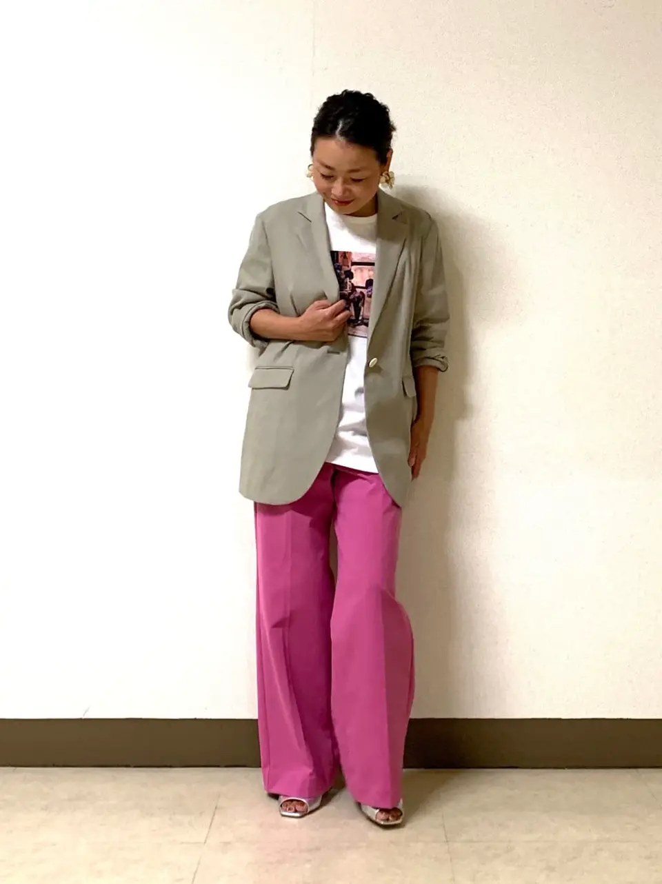 自由区 L 坂本 コーディネート画像