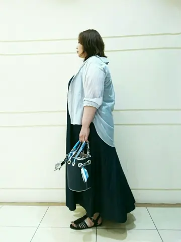 自由区 L 藤原 コーディネート画像