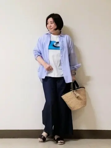 自由区 L 宇野 コーディネート画像