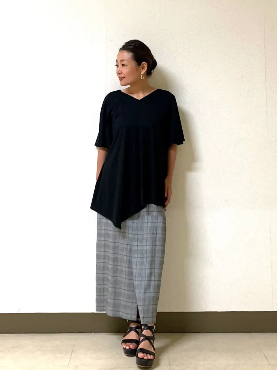 自由区 L 坂本 コーディネート画像