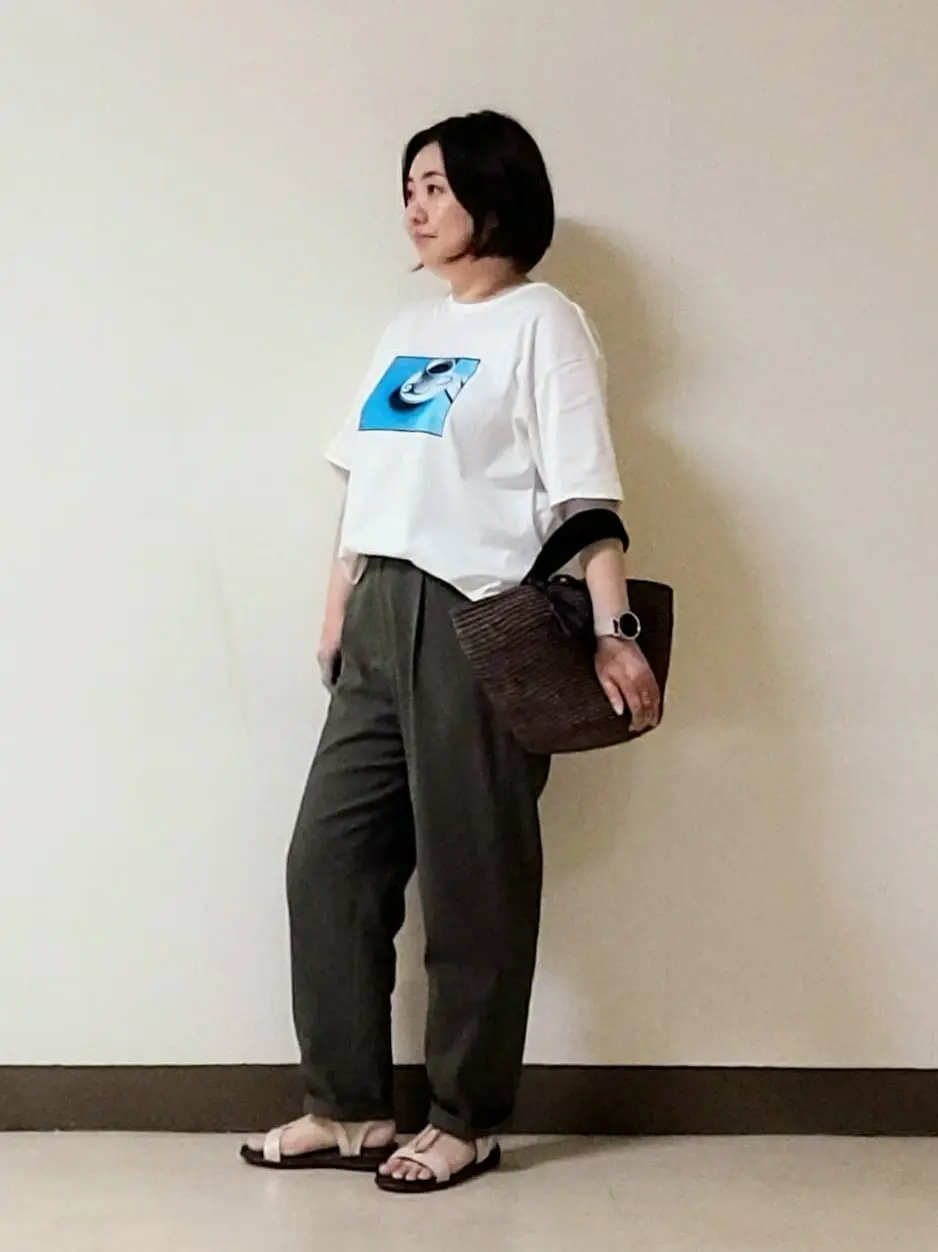 自由区 L 宇野 コーディネート画像