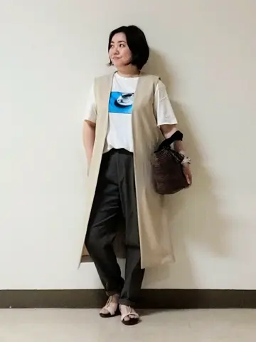 自由区 L 宇野 コーディネート画像