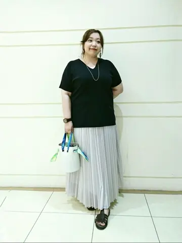 自由区 L 藤原 コーディネート画像